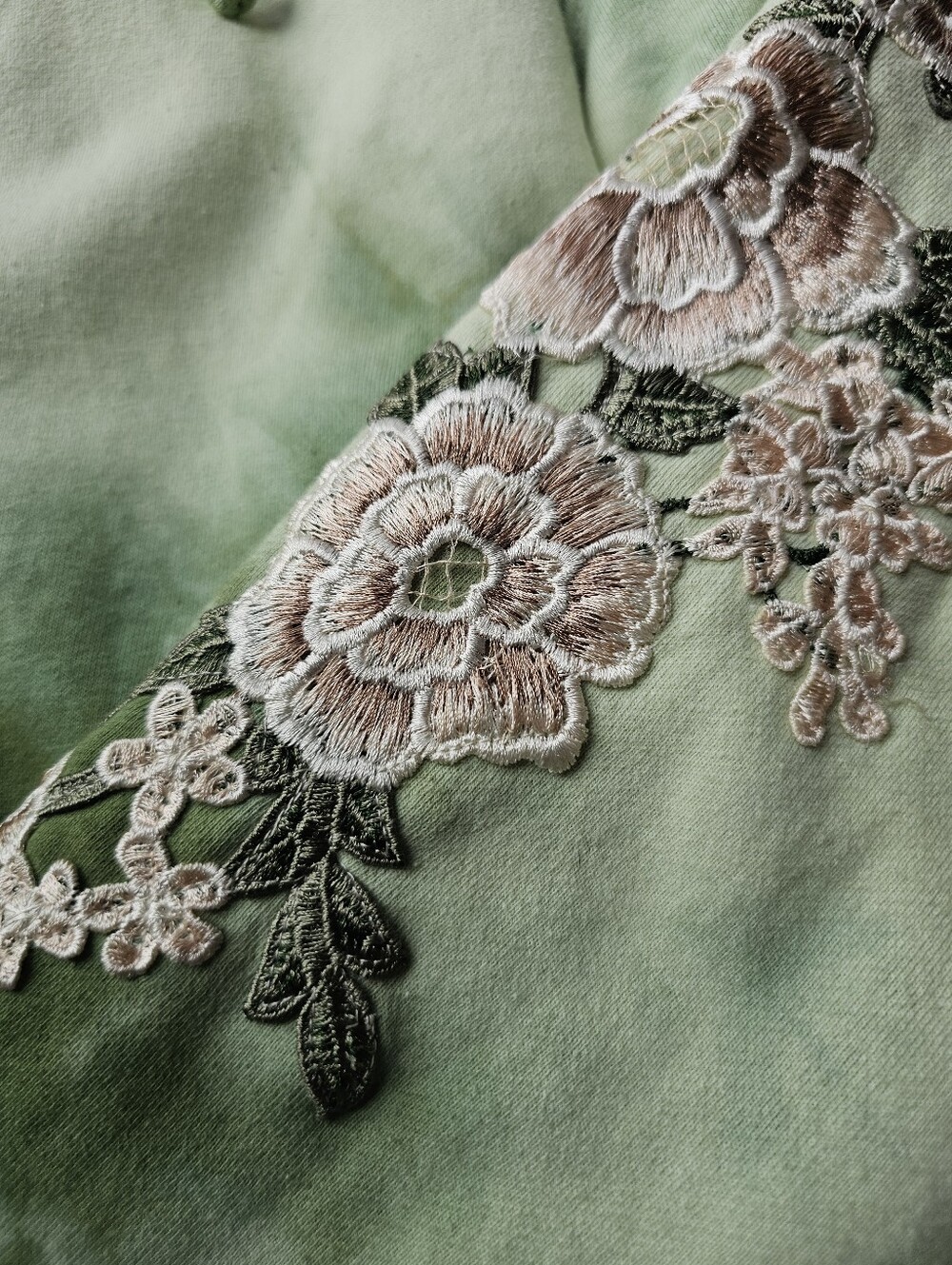 Civil Regime Green Marbled Roses Hoodie - Picture 2 of 9